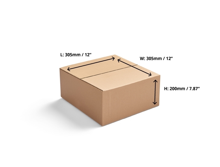 Double Wall Cardboard Boxes - 305 x 305 x 200mm