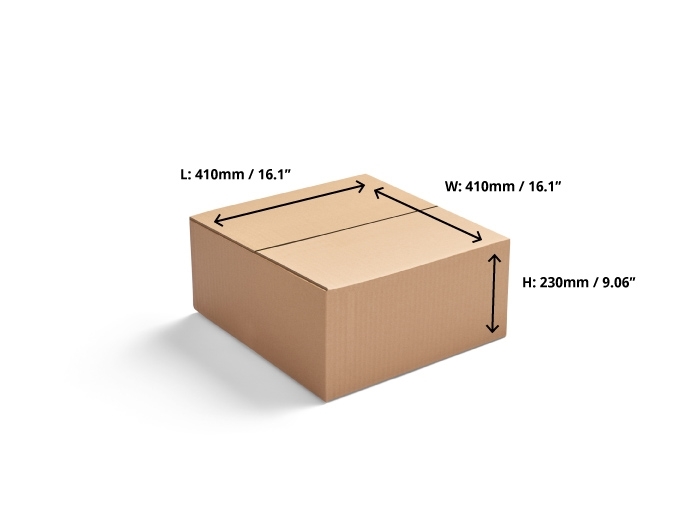 Double Wall Cardboard Boxes - 410 x 410 x 230mm