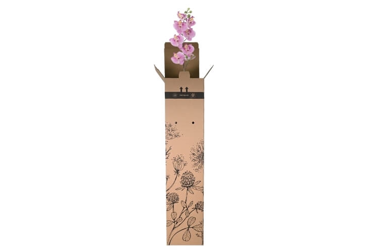 Cardboard Flower Boxes - Single Wall - 174 x 174 x 796mm
