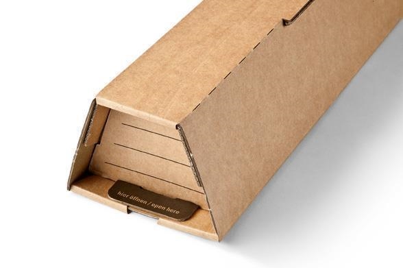 20 X Cardboard Postal Tubes 1050mm x 50mm x 2mm with Plastic End