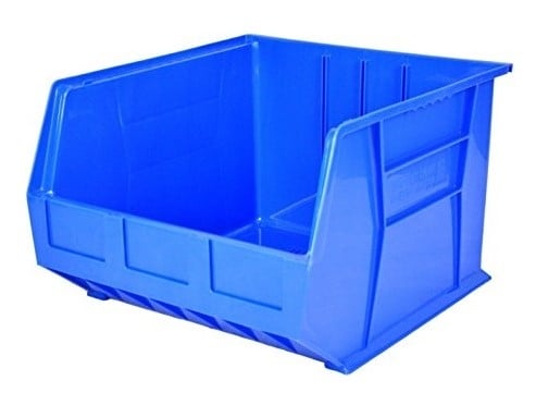 415 x 460 x 292mm Blue Plastic Storage Bin | Priory Direct